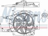 Диффузор радиатора охлаждения в сборе с мотором и крыльчаткой 85883 NISSENS