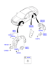 Подкрылок переднего крыла, левый 868113S500 HYUNDAI