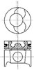 Поршня на 1 цилиндр, STD 8710150000 NURAL