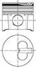 Поршень в комплекте на 1 цилиндр, STD 8710400000 NURAL