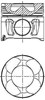 Поршень в комплекте на 1 цилиндр, STD 8713750030 NURAL