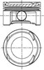 Поршня на 1 цилиндр, STD 8714130020 NURAL