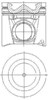 Поршня на 1 цилиндр, STD 8742160000 NURAL