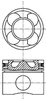 Поршня на 1 цилиндр, STD 8742560000 NURAL