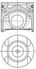 Поршень в комплекте на 1 цилиндр, STD 8743340010 NURAL