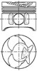 Поршня на 1 цилиндр, STD 8774310040 NURAL