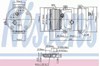 Насос кондиционера 890050 NISSENS