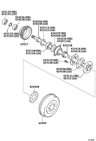 90366T0044 TOYOTA Подшипник задней ступицы купить в Украина