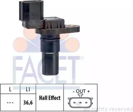 FACET 90710 Датчик скорости в наличии Сумы