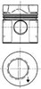 Поршня на 1 цилиндр, STD 91598600 KOLBENSCHMIDT