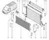 Трубопроводы и радиатор кондиционера Renault Master III