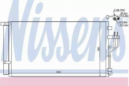 Конденсатор 940351 NISSENS