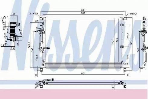 Конденсатор 940451 NISSENS