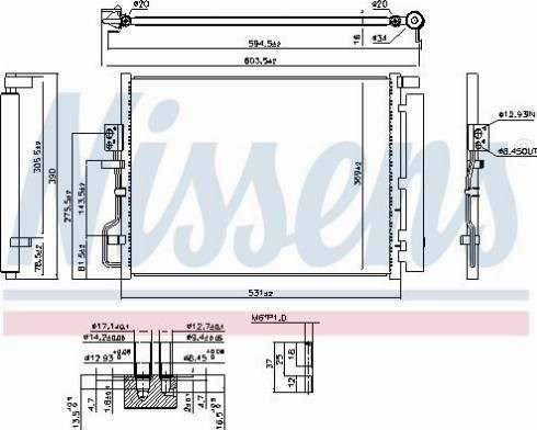 Конденсатор 941072 NISSENS