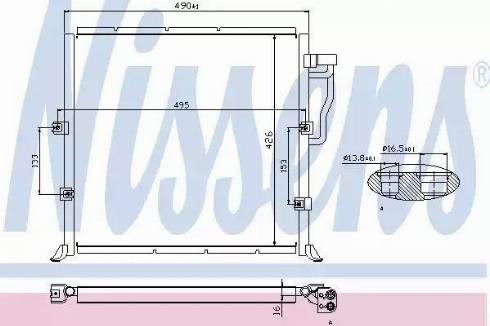 Nissens bmw радіатор кондиціонера (конденсатор) 3 e36, z3 94157