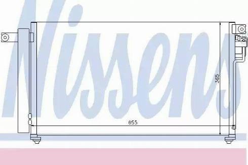 Конденсер 94814 NISSENS