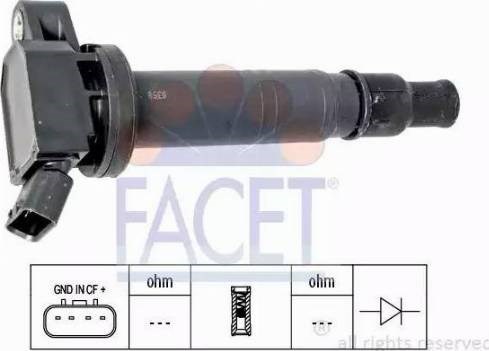FACET 96358 Катушка зажигания в наличии Львов