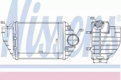 Интеркулер 96690 NISSENS
