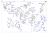 Радиатор отопителя салона Хундай Санта-Фе II