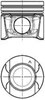 Поршня на 1 цилиндр, STD 97504600 KOLBENSCHMIDT