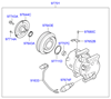 Компрессор хладагента 977013R000 HYUNDAI