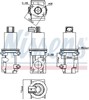 Клапан EGR, рециркуляции газов 98185 NISSENS