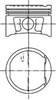 Поршень в комплекте на 1 цилиндр, STD 99746600 KOLBENSCHMIDT