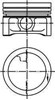 Поршень в комплекте на 1 цилиндр, STD 99927600 KOLBENSCHMIDT