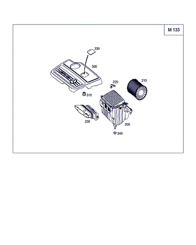 Воздухозаборник воздушного фильтра A2700900382 MERCEDES