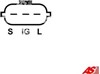 Генератор автомобиля A6009 AS