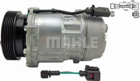Компрессор кондиционера ACP191000S MAHLE