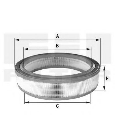 AF1883 ALPHA FILTER Воздушный фильтр купить в Кривой Рог