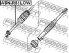 Нижний вал рулевой колонки ASNR51LOW FEBEST