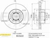 Передний тормозной диск BD5622 FREMAX