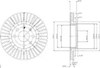 Передний тормозной диск BG2636 DELPHI