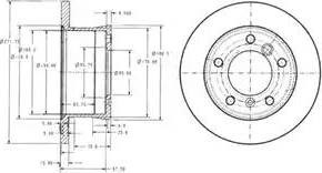 BG3237 DELPHI Тормозные диски купить в Запорожье