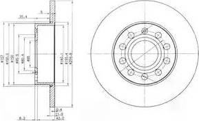 BG3890C DELPHI Тормозные диски купить в Киев