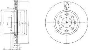 Ротор тормозной BG4004 DELPHI