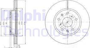 Ротор тормозной BG4093C DELPHI