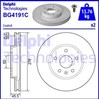 Диск тормозной передний BG4191C DELPHI