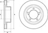 Диск тормозной передний BG9131 DELPHI