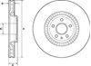 Диск тормозной передний BG9171C DELPHI