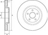 Диск тормозной передний BG9213C DELPHI