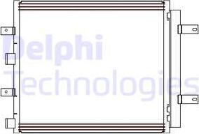 Delphi jaguar радіатор кондиціонера s-type,xf,xk 02- CF20241