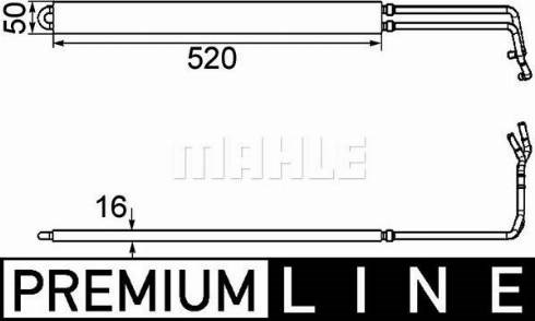 Радиатор гидроусилителя CLC103000P MAHLE