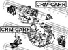 Подушка двигателя передняя CRMCARF FEBEST