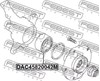 Комплект подшипника ступицы колеса DAC45820042M FEBEST