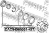 Подшипник ступицы передней DAC54960051KIT FEBEST