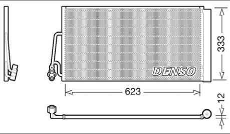 Радиатор кондиционера DCN05102