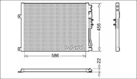 Радіатор кондиціонера DCN06009